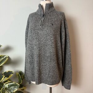 U.S. Polo Assn. Men's Charcoal Green Zip-Up Sweater ~ XXL